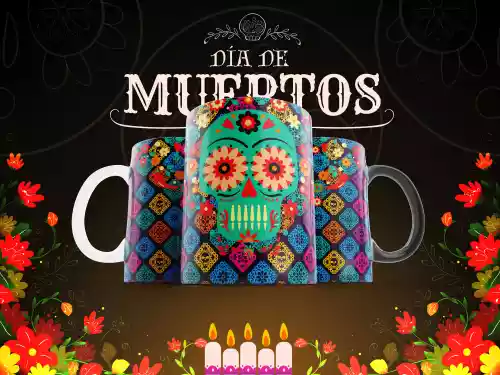 vectores plantilas DÍA DE MUERTOS,FESTEJO,